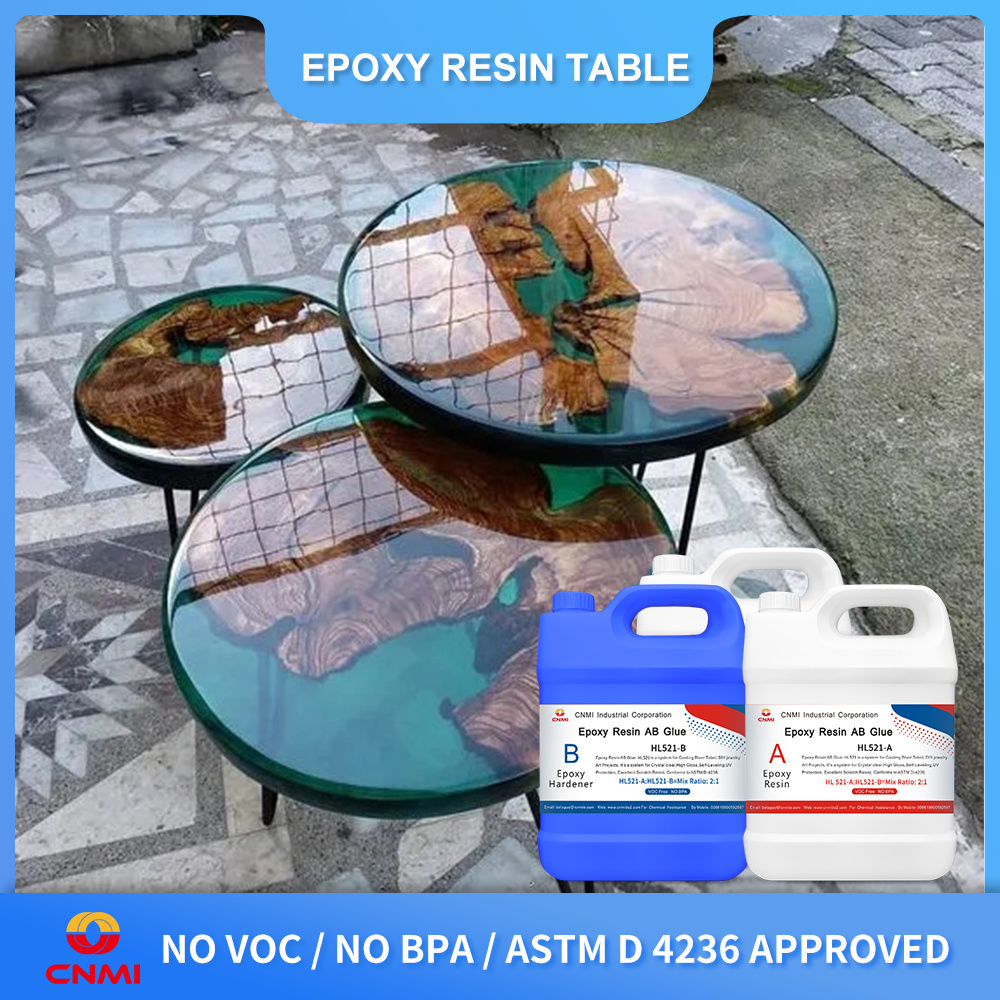 CNMI 100% Pure Epoxy 2 Parts Glue Adhesive for Furniture Epoxy Best Wood Flooring Epoxy Packing Machine Liquid Packing Foam