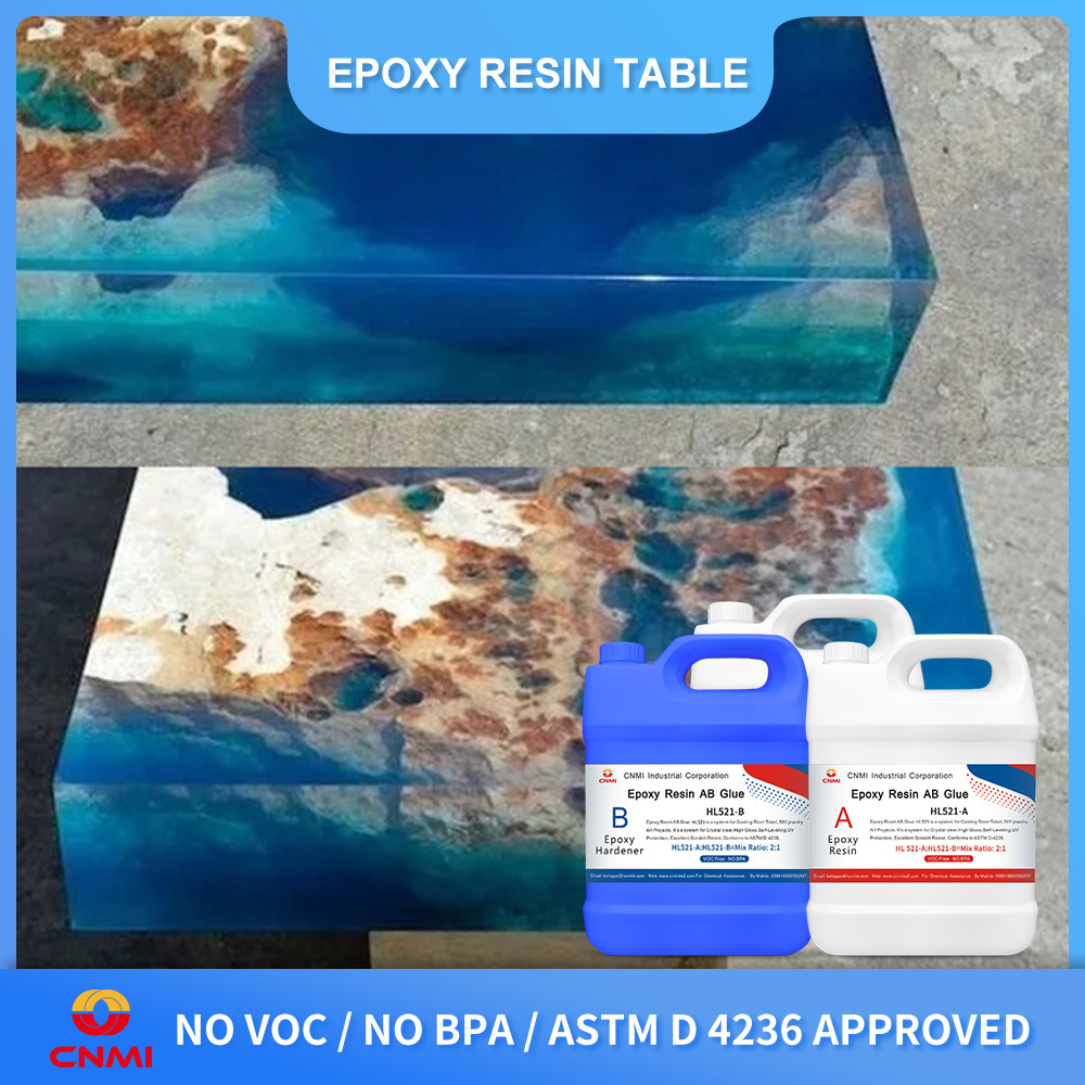 CNMI 100% Pure Epoxy 2 Parts Glue Adhesive for Furniture Epoxy Best Wood Flooring Epoxy Packing Machine Liquid Packing Foam