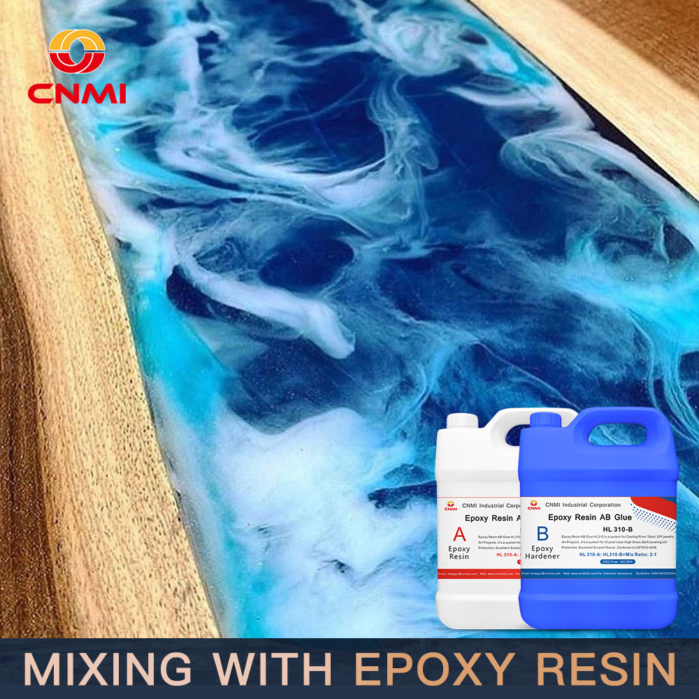 CNMI Art Resin Epoxy Clear 32 Oz Art Resin 2 Gallon kit Self Leveling Epoxy Resin AB Glue