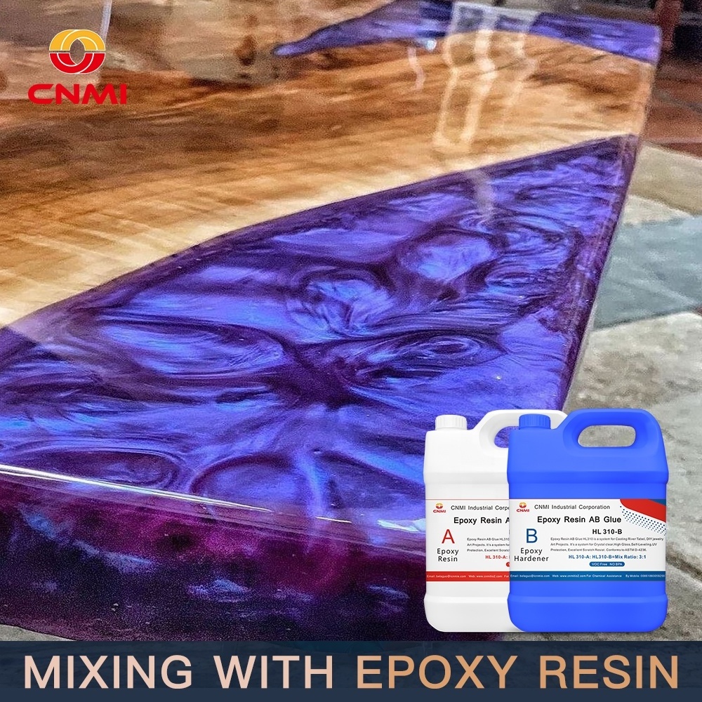 CNMI Art Resin Epoxy Clear 32 Oz Art Resin 2 Gallon kit Self Leveling Epoxy Resin AB Glue