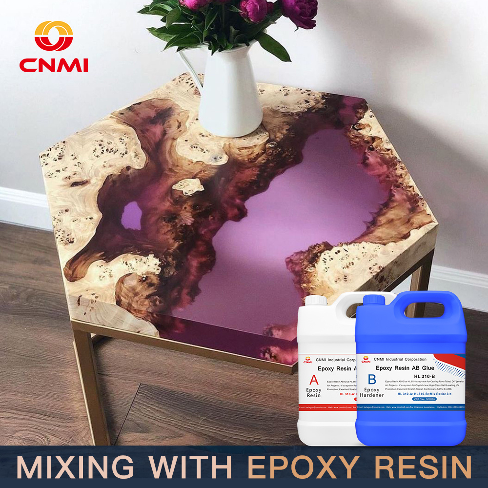 CNMI Deep Pour Epoxy Resin Kit Crystal Clear Self Leveling Epoxy Kit Clear Epoxy Resin Wood Filler Casting Epoxy Resin