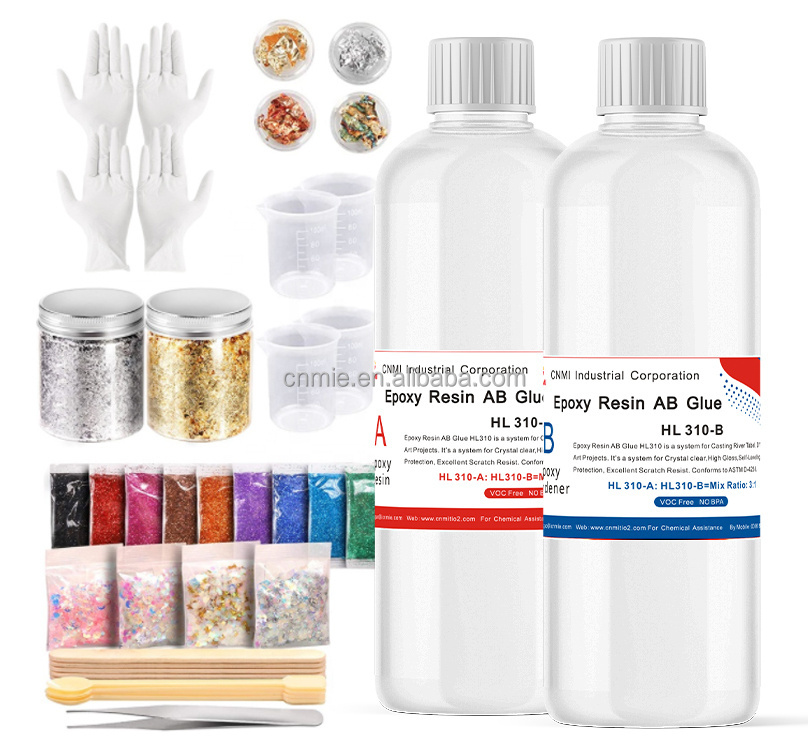 CNMI Resina Epoxica Table Top Epoxy Resin Pure Epoxy 1:1 Mix Ratio for Tumbler Photo Coating