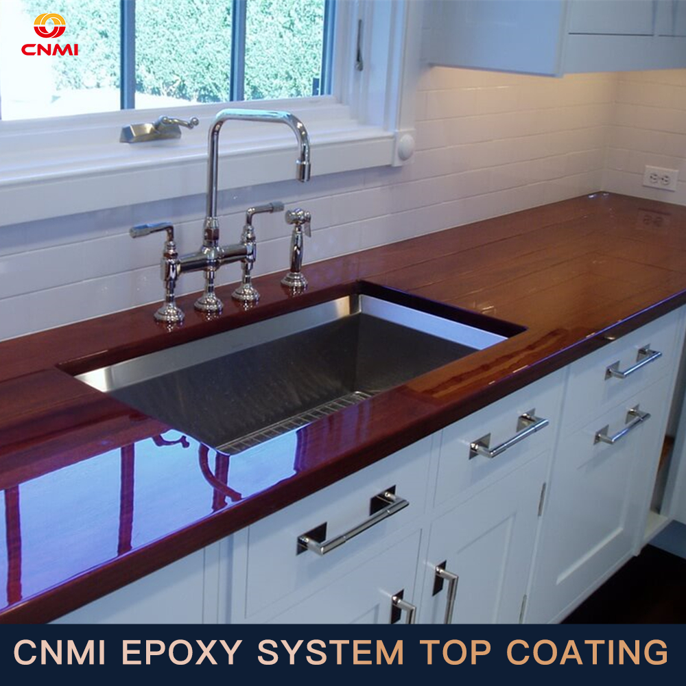 CNMI Liquid Epoxy Resin Crystal Clear Liquid Epoxy for Table Top Countertop Coating Photo Coating Tumbler Making