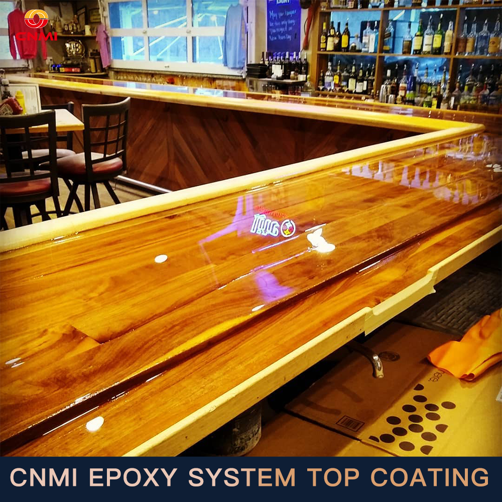 CNMI Liquid Epoxy Resin Crystal Clear Liquid Epoxy for Table Top Countertop Coating Photo Coating Tumbler Making