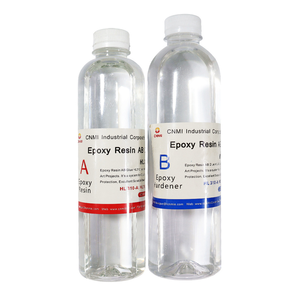 Epoxy Resin Crystal Liquid Food Grade Safe Clear Epoxy Resin Kit River Table HL521 2:1 by weight Deep infusion 10-15 cm