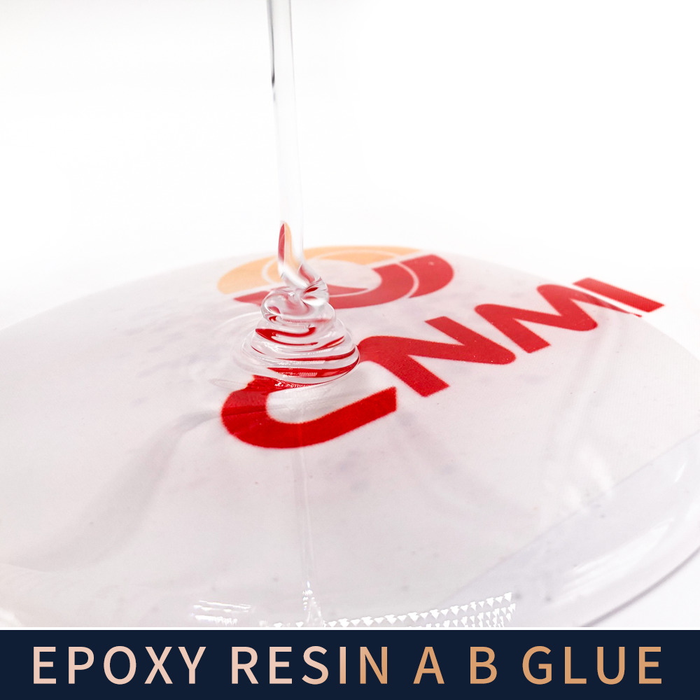 CNMI Clear Crystal Epoxy Resin AB Glue Soft Resin Anti UV Flexible Epoxy Resin for Keyring 3D Domed Stickers Label Very Softness