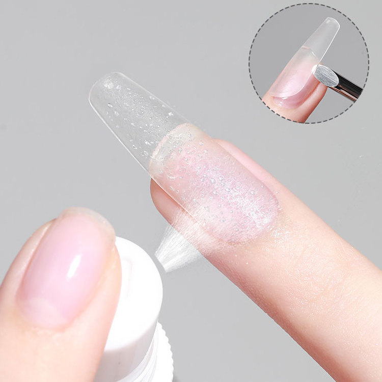 Customized Logo Solid Logo UV Gel Glue for Nail Tips Extra-strong Nail Glue Quick Dry Nail Tips Adhesive