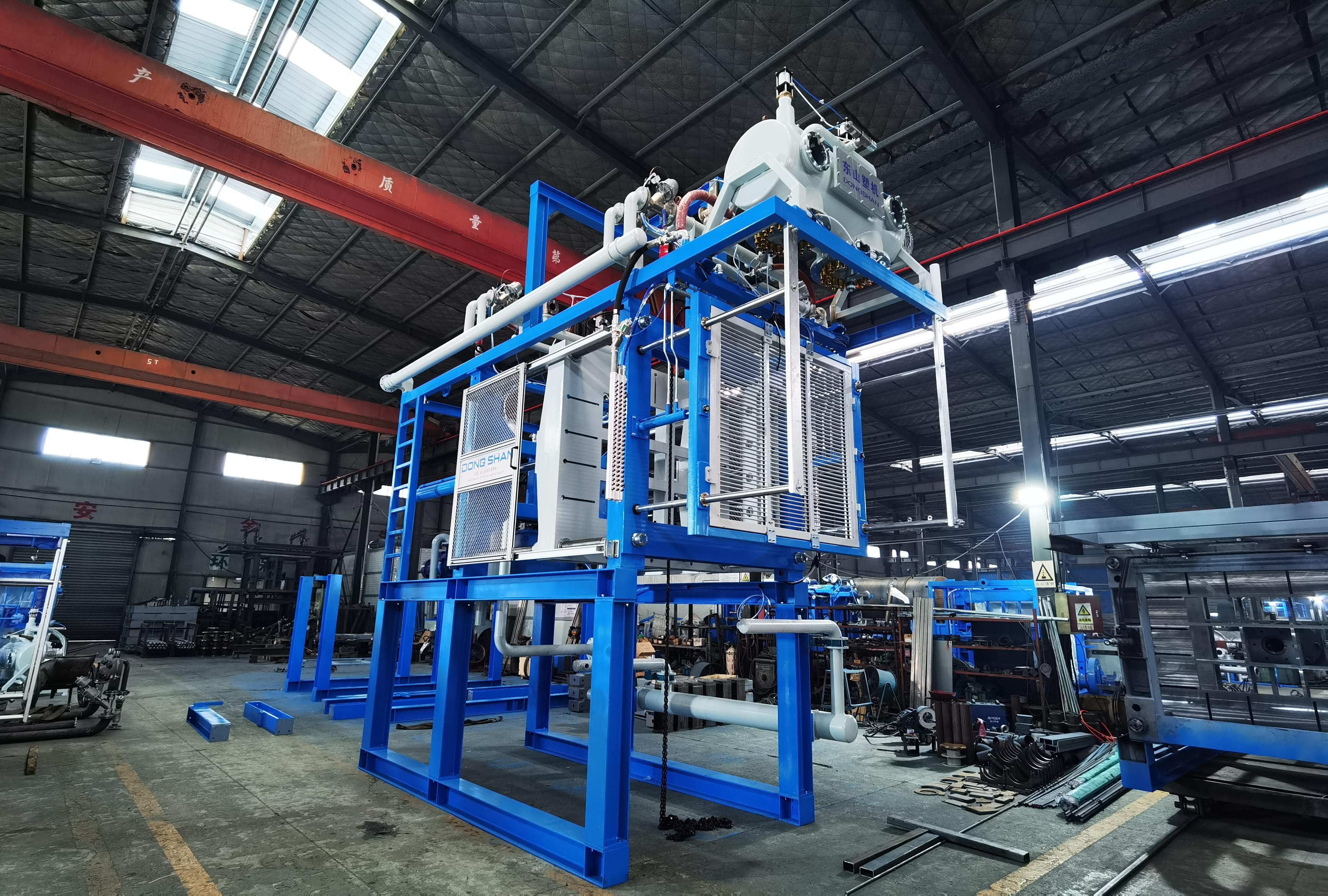 Fully Auto EPS Foam Shape Moulding Molding Machine For EPS ICE Fruit Box Bee Box Fridge Package Production Line