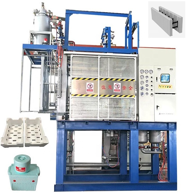 High speed EPS Pack Extruders Molding Box Foam Machine For Ice Cream Box Cornice Helmet TV Package Production Line