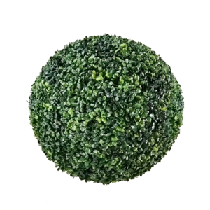 Large Artificial PE Plant Topiary Grass Ball Faux Boxwood Decorative Balls for Backyard Balcony Garden Wedding Home Decor