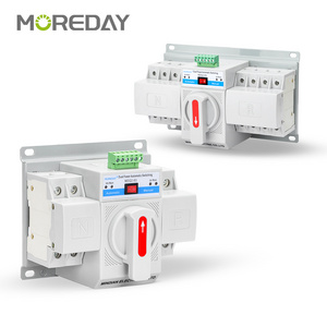 MOREDAY 63A Automatic generator 2P 3P 4P transfer switch controller Ats Dual Power changeover Switch