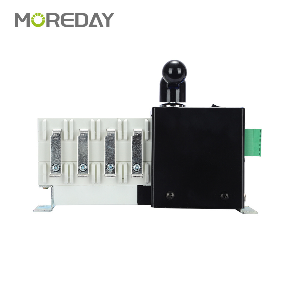 moreday Three Phase 630 Amp 3 Pole ATS Automatic Manual Transfer Switch Changeover Switch for Distribution Power System