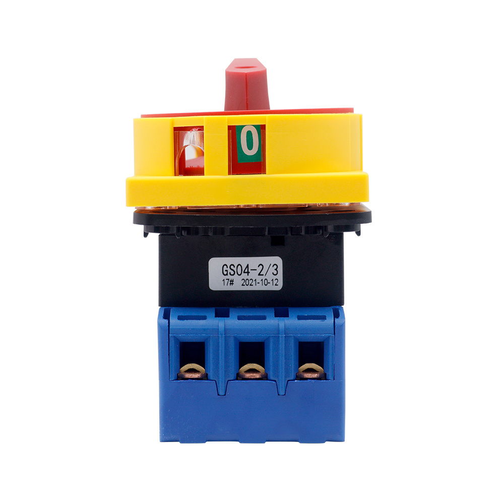 AC Electric AC Isolator disconnect Switch   3 Pole 4P 230V 400V Changeover switch  for AC application