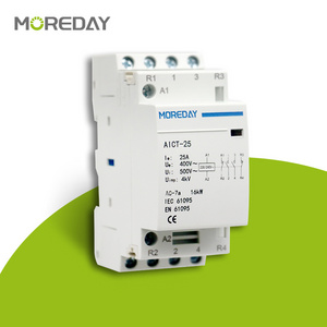 MOREDAY 2P 25A AC current Contactor Automatic China Magnetic Contactor Telemecanique Types of Contactor Interlock