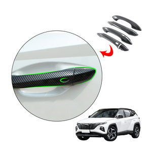 ABS Car Outer Door Handle Cover Exterior Decoration Accessories Body Kit For Hyundai Tucson 2021