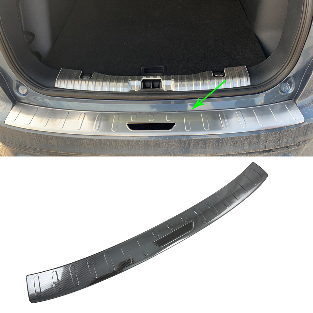 ABS Car Interior Accessories Outer Rear Door Sill Bumper Foot Guard Plate Body Kits For Ford Escape/Kuga 2020