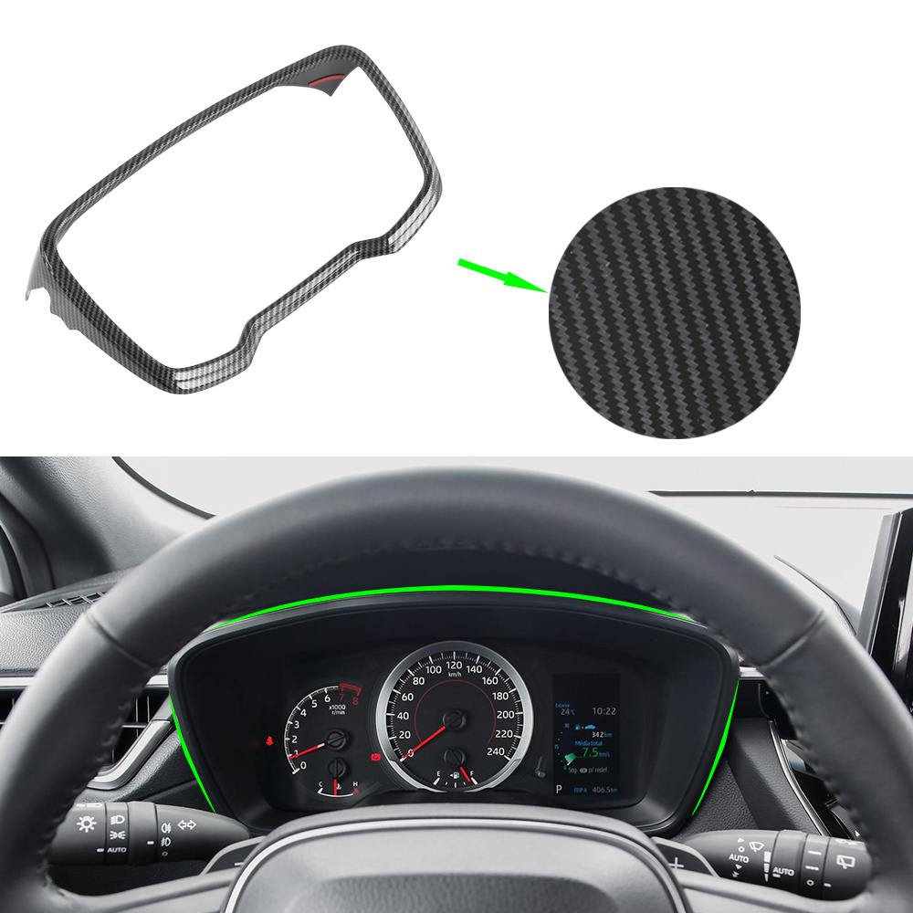 Car Accessories Interior Decoration Trims ABS Dashboard Central Control Trim Cover Interior Moldings Trims For Corolla Cross 202