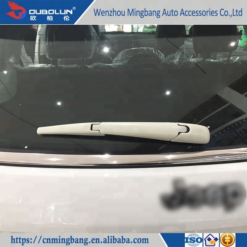 ABS Car Rear Sticker Windshield Window Rain Wiper Cover Trim Exterior Accessories Body Kits For JEEP COMPASS 2017