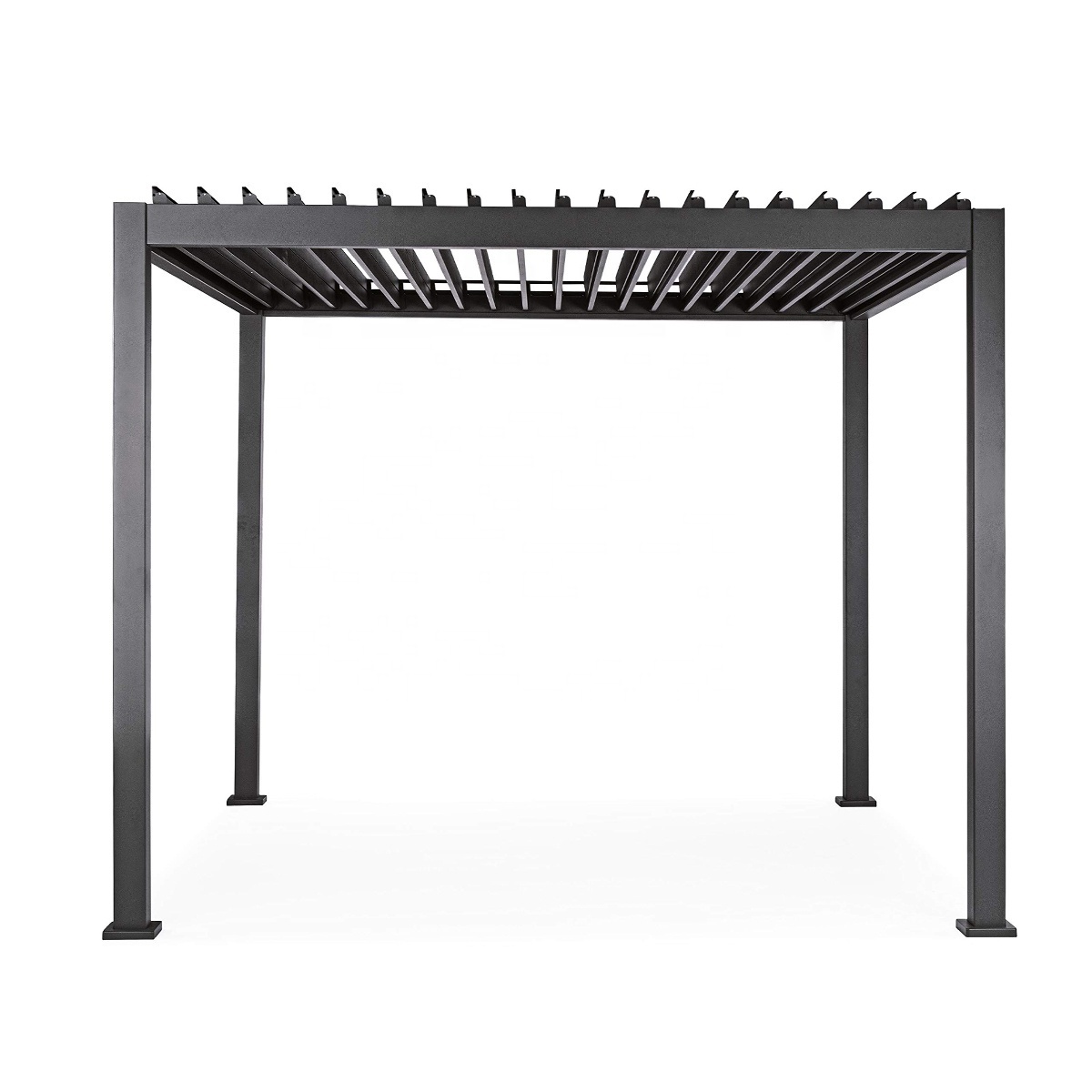 Luxury Outdoor Louver Sun Awnings Patio Terrace Canopy Waterproof Electric Gazebo Bioclimatic Louvered Aluminum Pergola