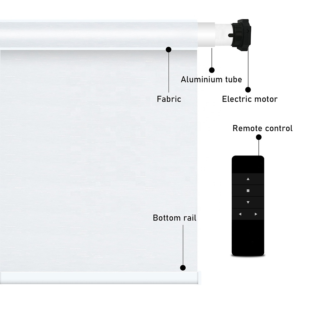 tubular motor roller blind motorized motor operated roller blinds motorized cortinas roller blind