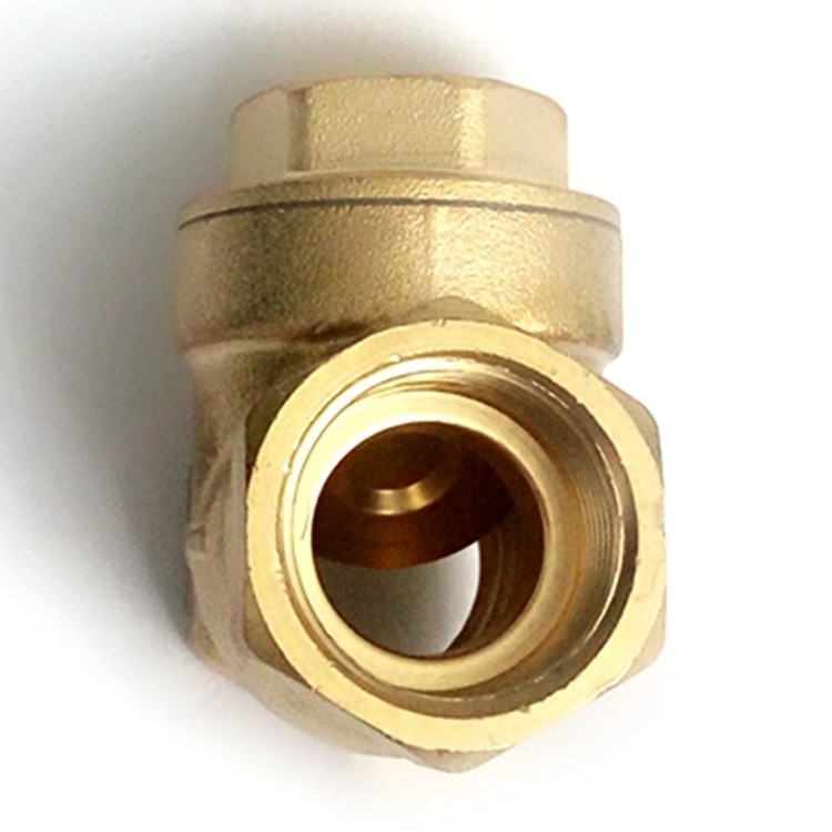 1/2-3 inch Brass Swing Check Valve Female Thread Lockable Gate Foot Safety Float Stop Non-Return  Lead Free Valve