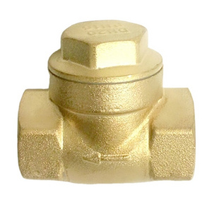 1/2-3 inch Brass Swing Check Valve Female Thread Lockable Gate Foot Safety Float Stop Non-Return  Lead Free Valve