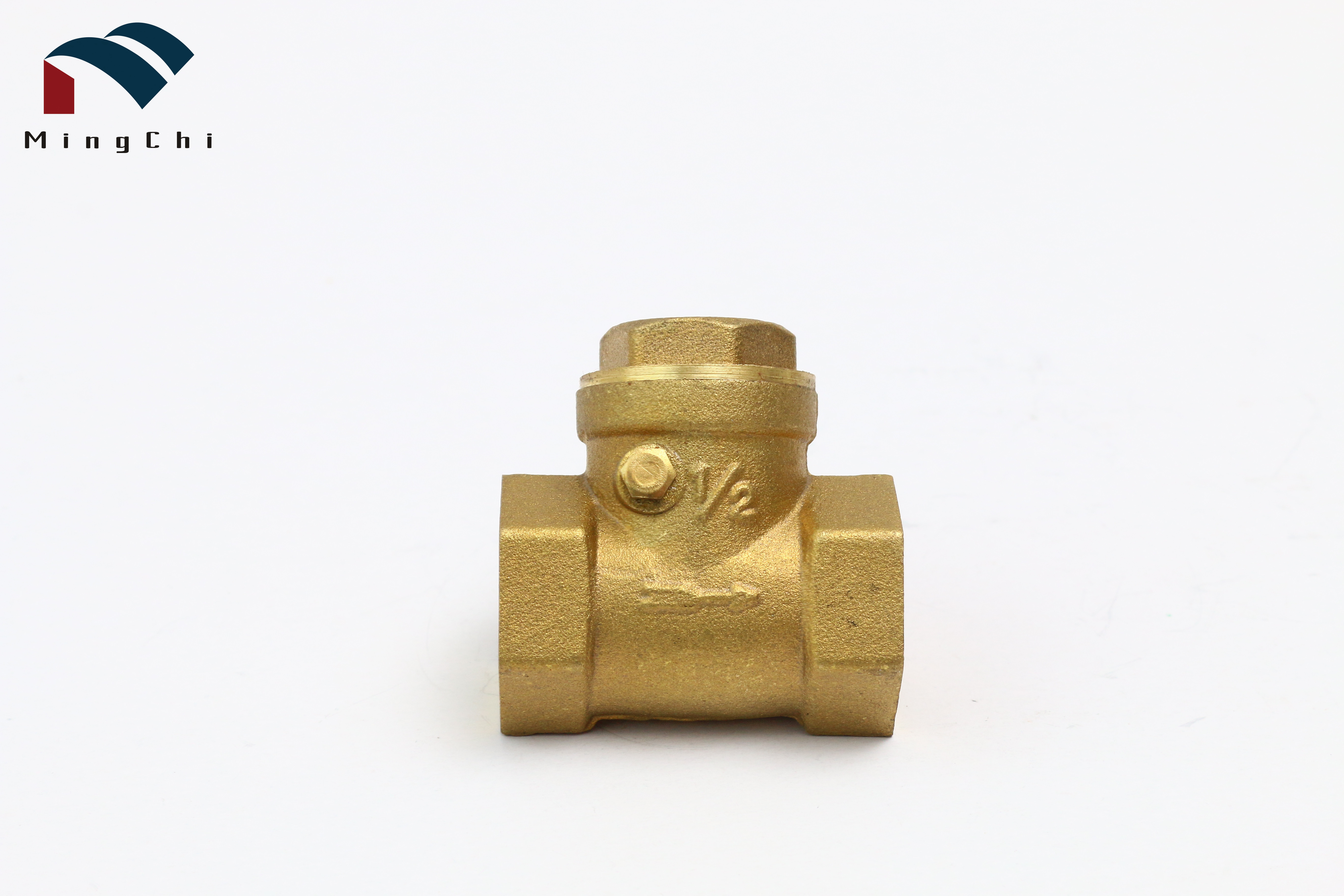 1/2-3 inch Brass Swing Check Valve Female Thread Lockable Gate Foot Safety Float Stop Non-Return  Lead Free Valve