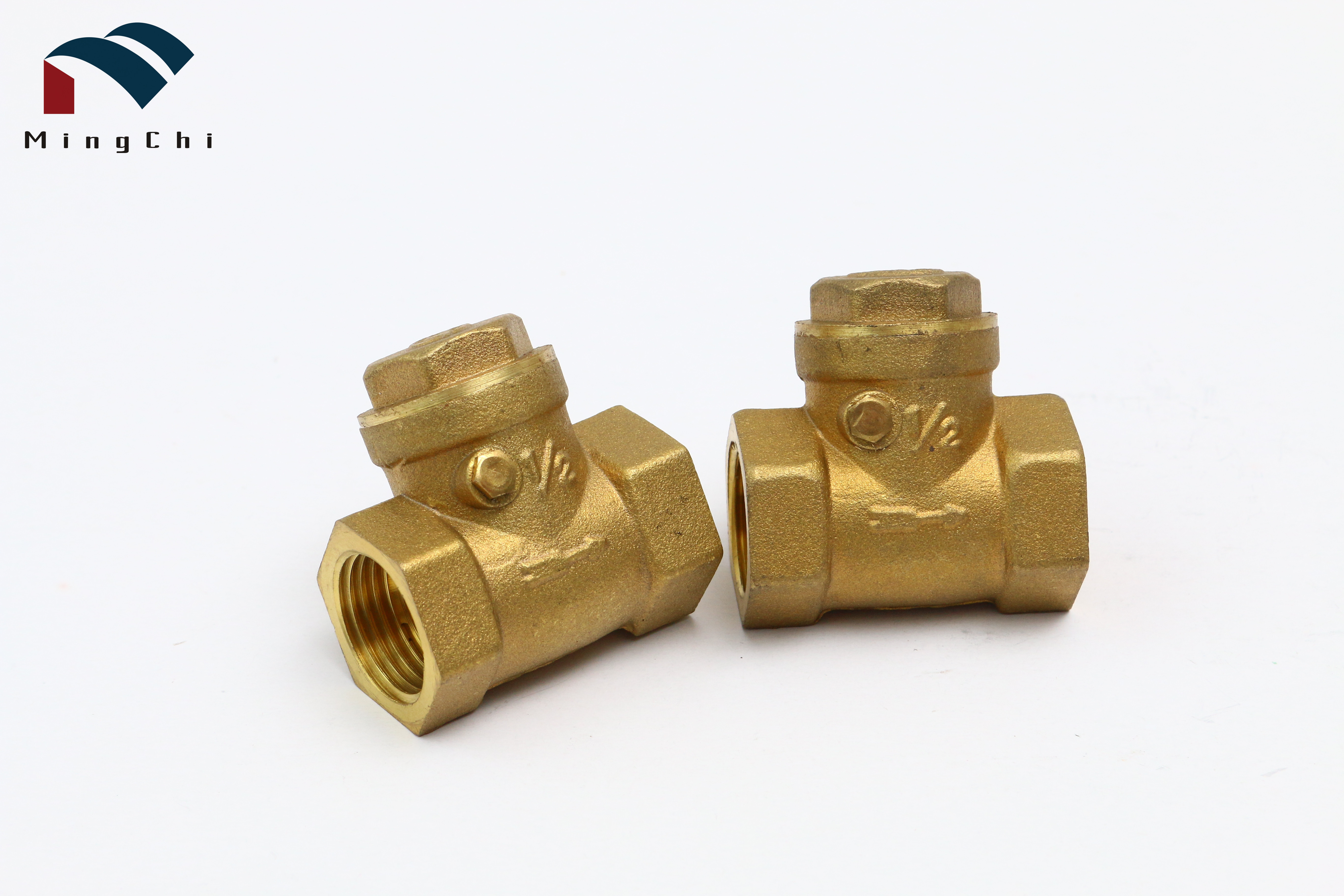 1/2-3 inch Brass Swing Check Valve Female Thread Lockable Gate Foot Safety Float Stop Non-Return  Lead Free Valve