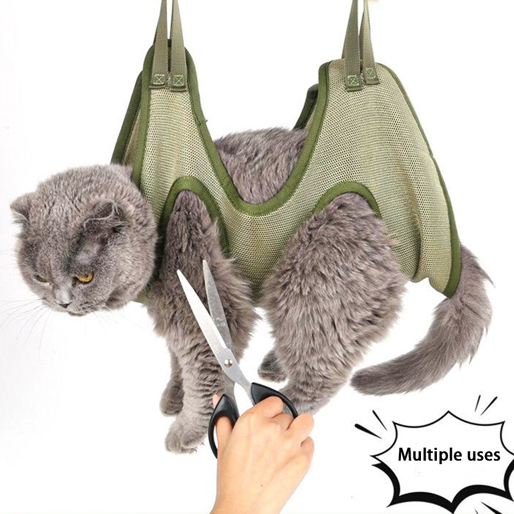 Pet Grooming Hammock Breathable Beauty Hammock for Small and Medium-sized Cats and Dogs