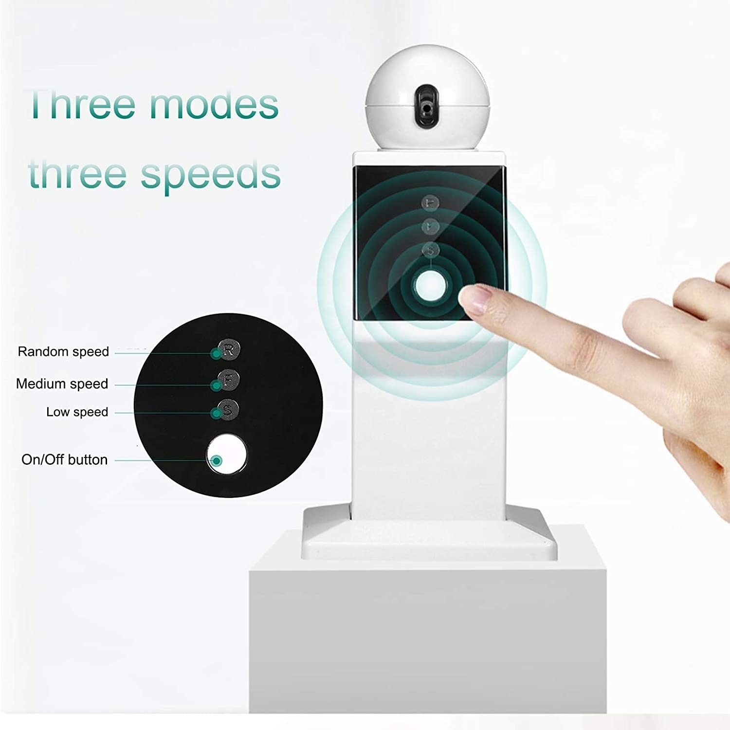 Automatic Random Moving Interactive Laser Cat Toy for Indoor Cats Kittens Dogs