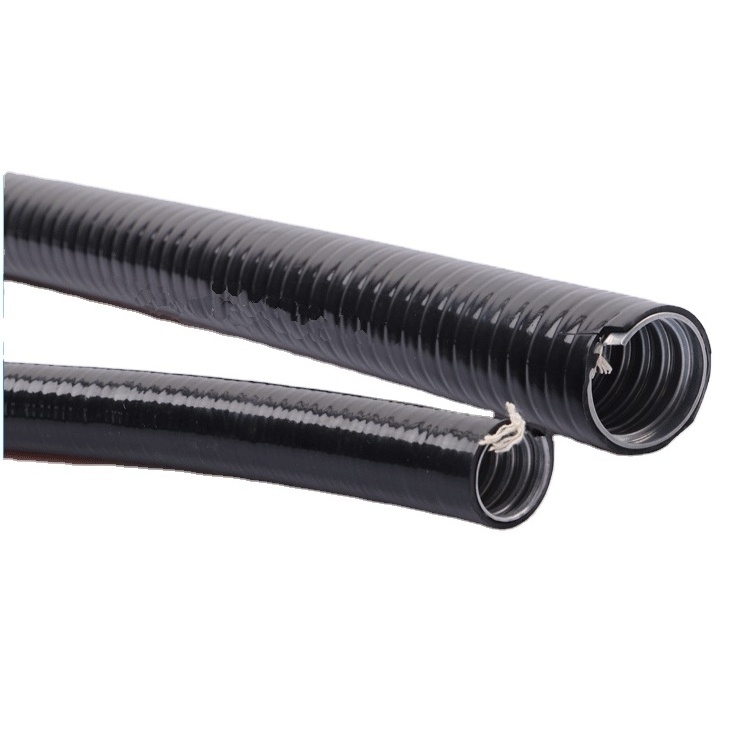 Manufacture liquid tight PVC Coated Flexible Metal Conduit Pvc Coating Stainless Steel Conduits