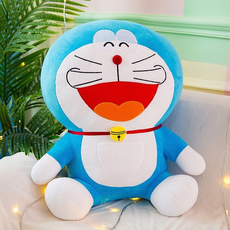 High quality soft character anime toy Dream doll doraemon doll Dingdang cat doll blue fat pillow plush toy birthday gift girl