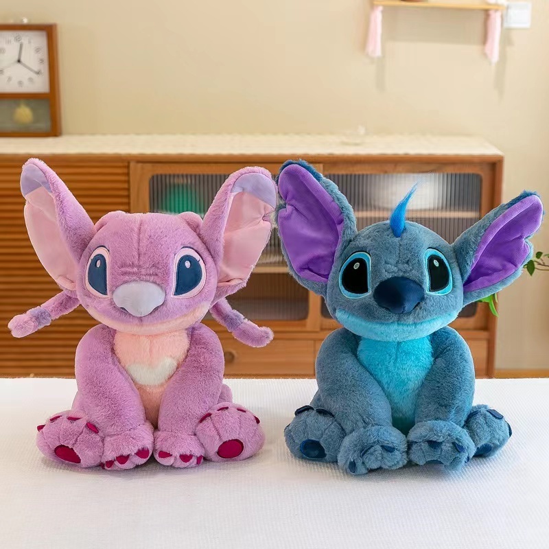 New Stitch Plush Toy Interstellar Baby Doll Pink Angel Stitch Plush Toy Star Baby Doll