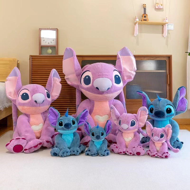 New Stitch Plush Toy Interstellar Baby Doll Pink Angel Stitch Plush Toy Star Baby Doll