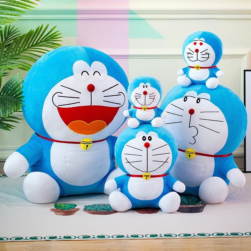 High quality soft character anime toy Dream doll doraemon doll Dingdang cat doll blue fat pillow plush toy birthday gift girl