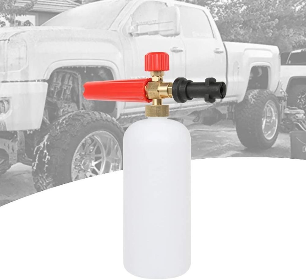 Adjustable Foam Cannon Snow Lance Nozzle Soap Compatible with  K-series Pressure Washer Gun foam party cannon