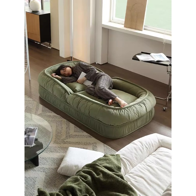 Human Kennel Lazy Sofa Bed Tatami Reclining Sleeping Multifunctional Leisure Living Room Chairs