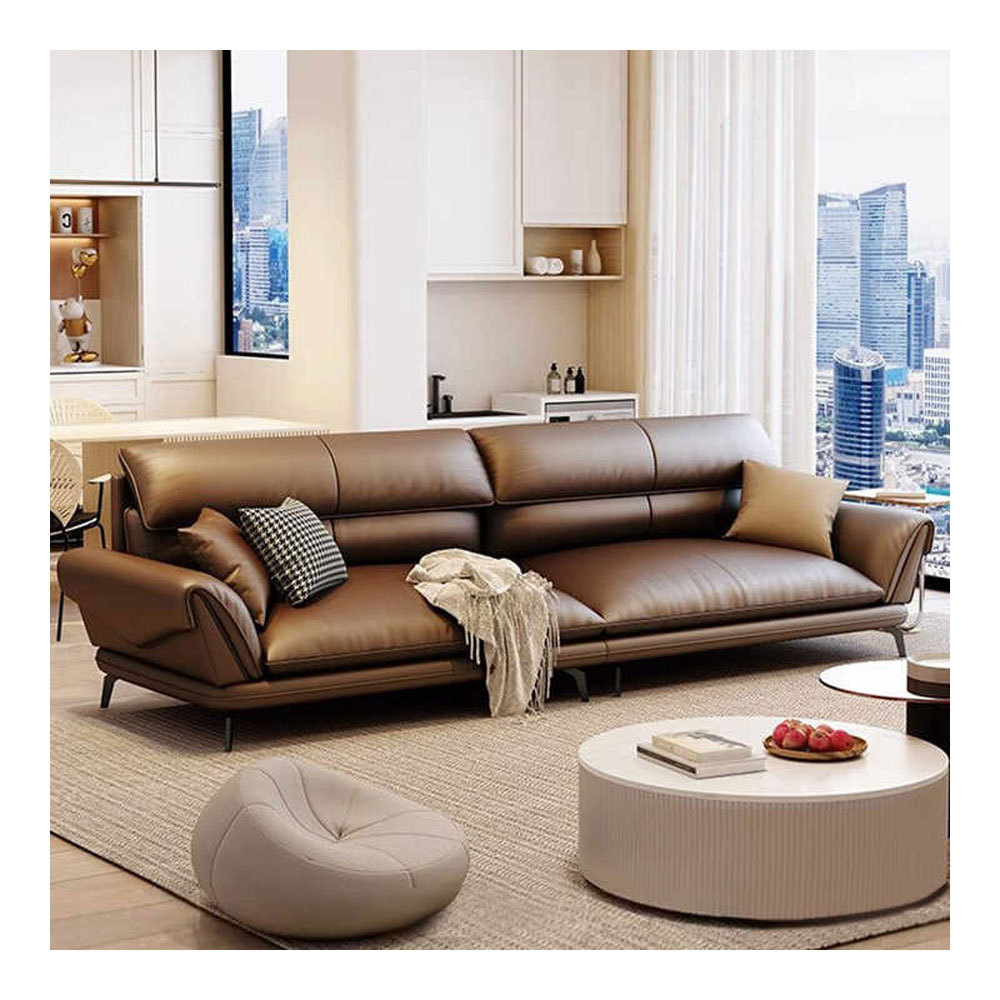 Factory Direct Sales New Sofa Set Furniture Modern Luxury Hotel Leather Living Room Sofas