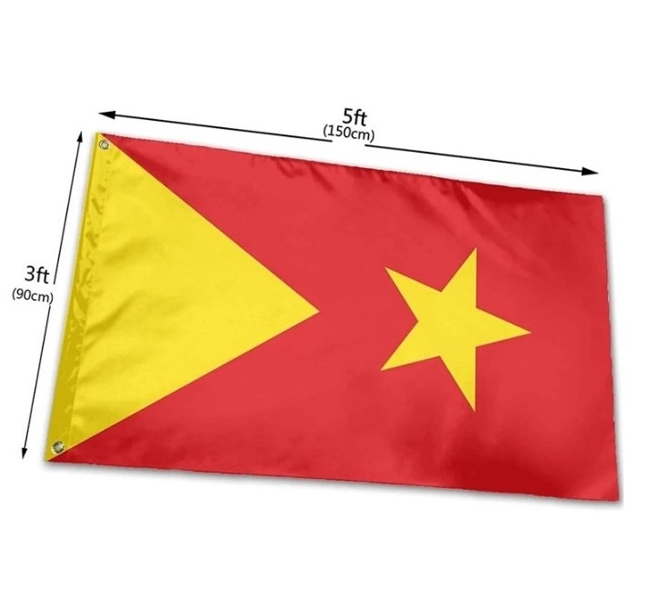 Promotional High Quality 100%Polyester Digital Printed 3x5ft Tigray Flags 150X90CM Outdoor Flying Tigray Region Flag