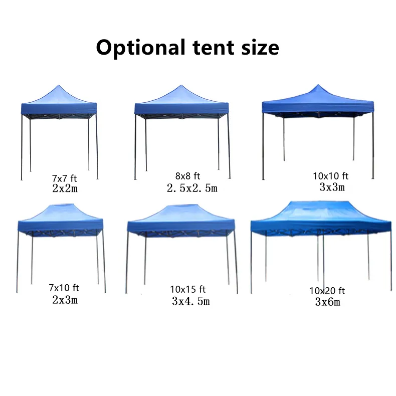 China Factory 3x3 10x10 Outdoor Gazebo Commercial Advertising Folding Pop Up Canopy Commercial Trade Show Tent