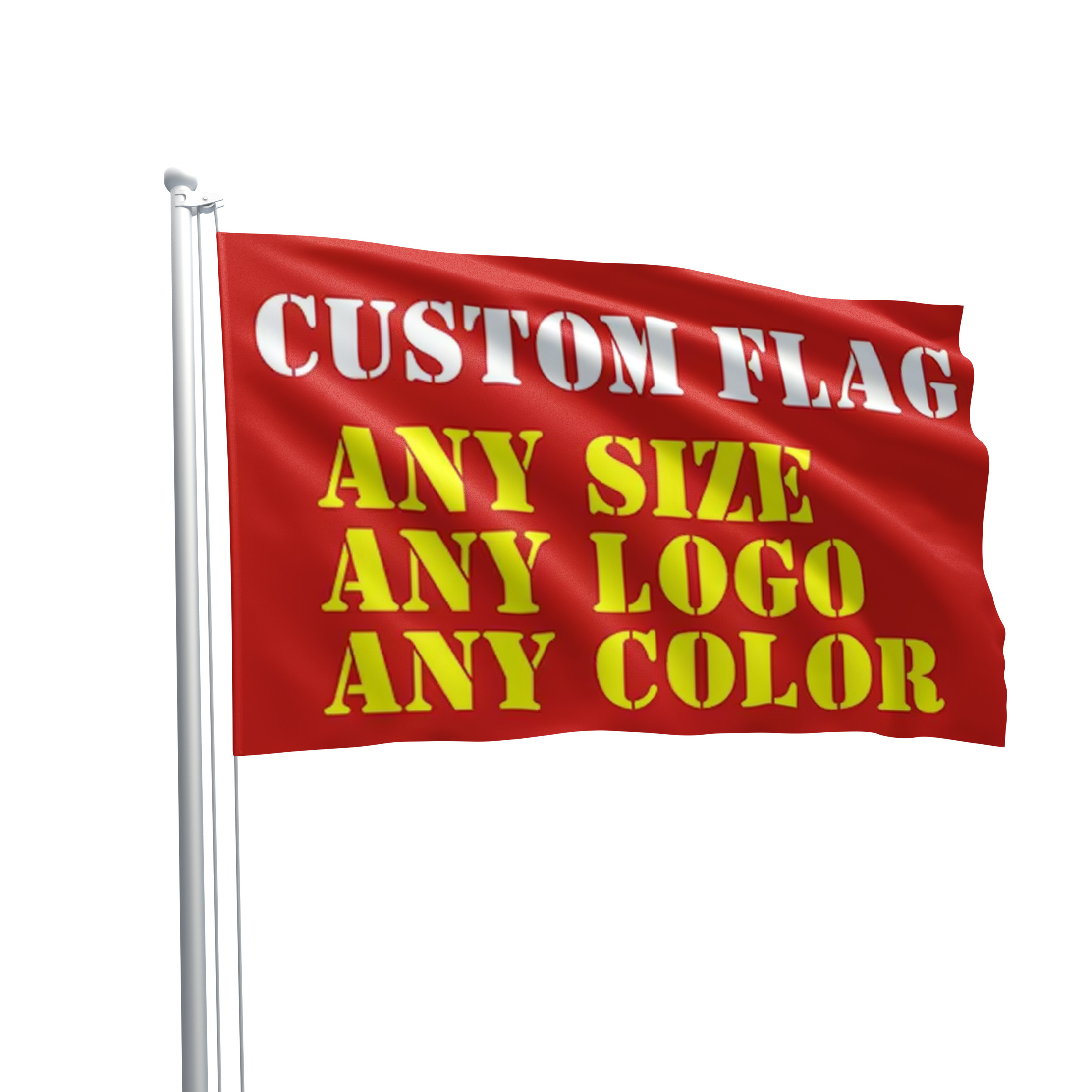 Custom Your Own logo Text Or Image Single Double Sided Banners Wall Decoration Custom Flag Any Size Personalized Flags