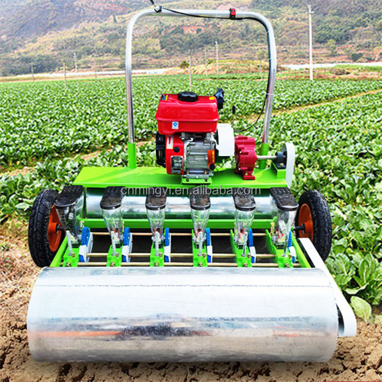 High precision onion seed planter machine hand push gasoline onion seed planter automatic seeder