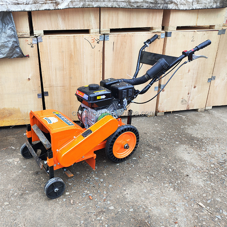 Hot selling gasoline lawn mower small soil loosening ditching agricultural weeder 170 gasoline hoeing machine rotary tiller