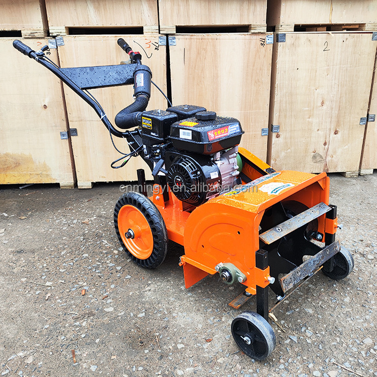 Hot selling gasoline lawn mower small soil loosening ditching agricultural weeder 170 gasoline hoeing machine rotary tiller