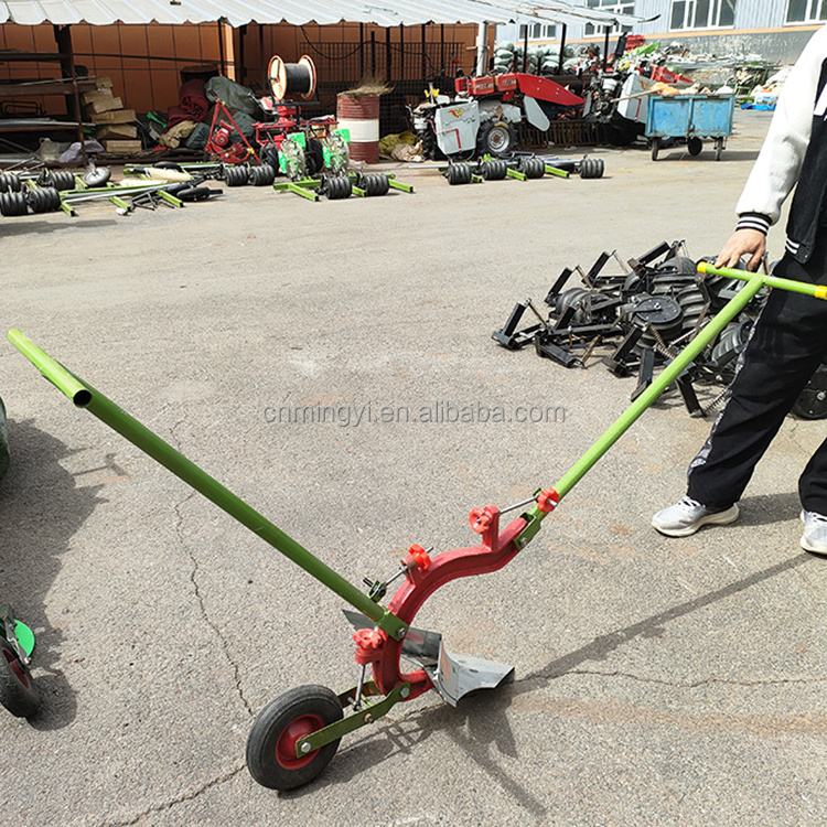 Factory price manual mini tiller cultivator/hand plough machine for sale