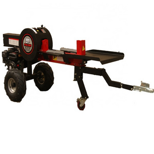 Horizontal working gasoline 34 Ton Kinetic log Splitter for splitting woods log splitter wood cutting machine for sale