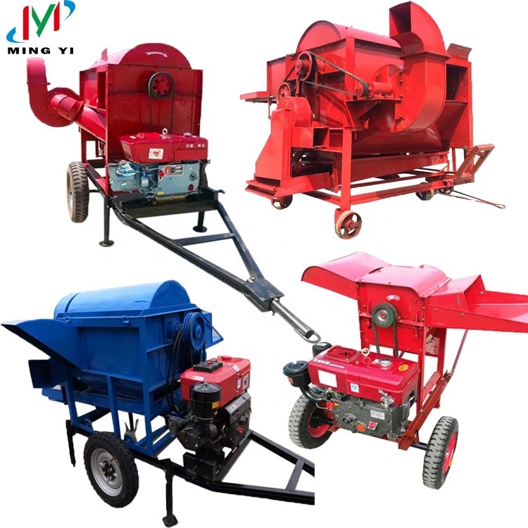 Multi-function Paddy rice thresher machine Tractor power PTO drive corn maize millet Sorghum soybean wheat sheller and thresher