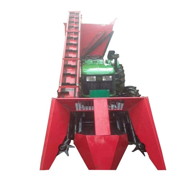 Tractor mount 2 rows 3 rows Mini sweet corn harvester with peeling Self-propelled combine corn harvester corn picker for sale