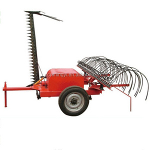 High quality farm machinery lawn mower machine garden hay rake for mini tractors