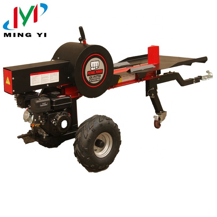 Horizontal working gasoline 34 Ton Kinetic log Splitter for splitting woods log splitter wood cutting machine for sale